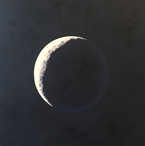 Image of the painting, Crescent Moon West by Glen Hansen